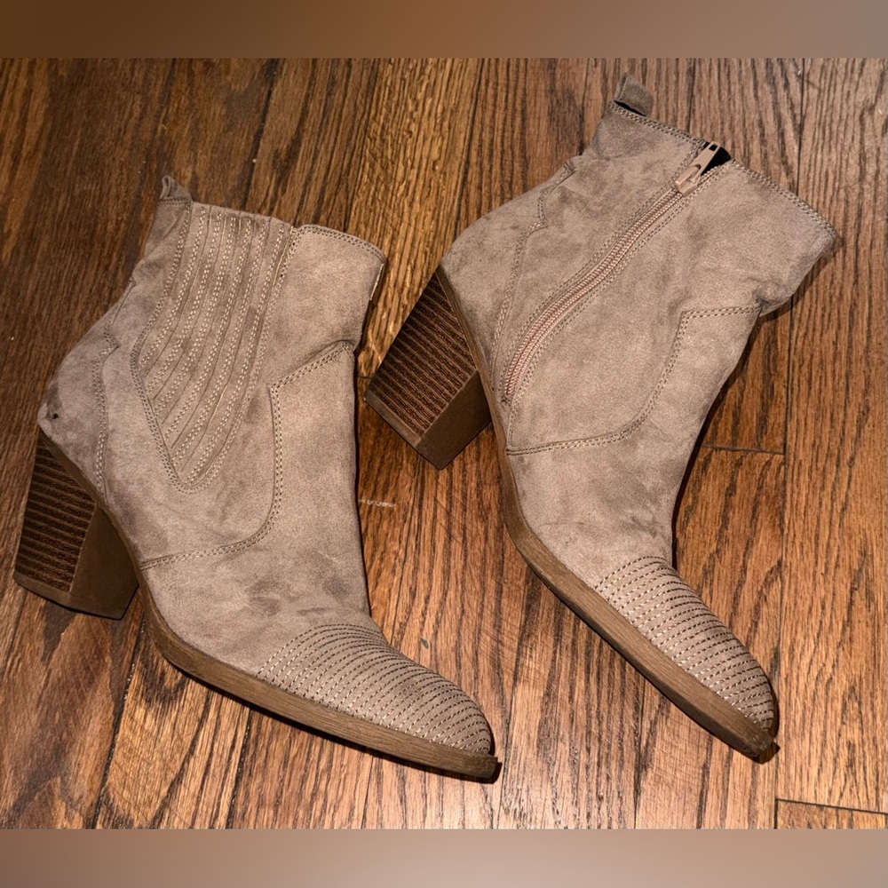 Indigo Taupe Ankle Boots for Women
